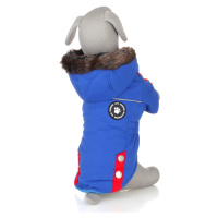 Vsepropejska Ronys zimní bunda pro psa Barva: Modrá, Délka zad (cm): 29, Obvod hrudníku: 38 - 42