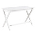 Dkton Designový psací stůl Naro 120 cm bílý