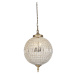 Art Deco závěsná lampa krystal se zlatem 50 cm - Kasbah