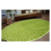 Dywany Lusczow Kulatý koberec SHAGGY Hiza 5cm zelený