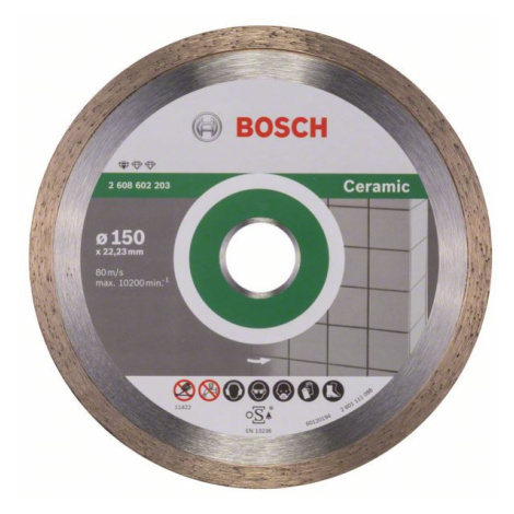 Diamantový celoobvodový řezný kotouč Bosch Standard for Ceramic X-LOCK ø 150x22,23 mm