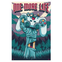 Plakát, Obraz - Gamer - One More Life, (61 x 91.5 cm)