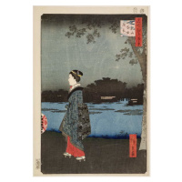 Obrazová reprodukce Night View of Sanya Canal and Matsuchi Hill,, Ando or Utagawa Hiroshige, 26.