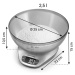Digitální kuchyňská váha s mísou GrandCHEF 5,0 kg