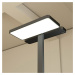 Arcchio Kancelářská stojací lampa Arcchio Aila LED, černá, senzor denního světla