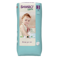 Bambo Nature 3 dětské plenky 4 - 8 kg 52 ks