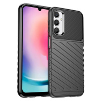 Thunder Case pro Samsung Galaxy A24 4G silikonové pancéřové pouzdro černé