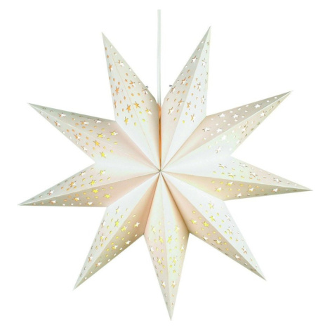 Bílá světelná dekorace s vánočním motivem ø 45 cm Solvalla – Markslöjd