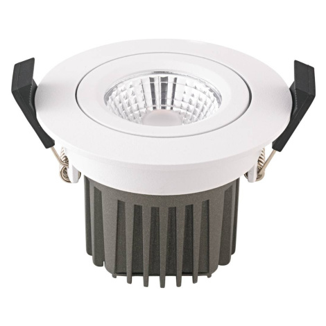 Sigor LED bodový podhled Diled, Ø 8,5 cm, 10 W, Dim-To-Warm, bílý