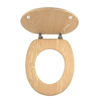 NOVASERVIS Záchodové prkénko dřevěné - jasan
