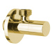 Rohový ventil s rozetou, kulatý, 1/2&quot;x3/8&quot;, zlato SL017