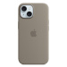 iPhone 15 Silicone Case with MS - Clay