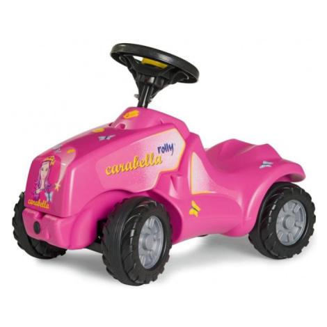 Minitrac Carabella odrážedlo růžové traktor