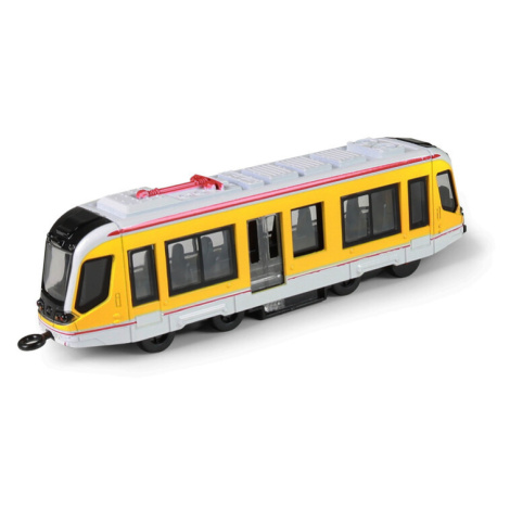 RAPPA - Kovová tramvaj žlutá 20 cm