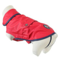 Obleček pláštěnka pro psy St Malo červená 45cm Zolux