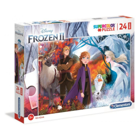 Clementoni: Puzzle 24 ks Maxi - Super Color Frozen 2