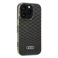 Pouzdro Audi pro iPhone 16 Pro 6.3 černé IML Stitching Pattern MagSafe