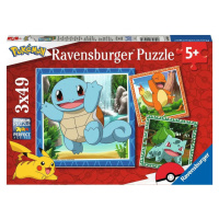 Ravensburger Vypusťte Pokémony 3x49 dílků