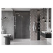 MEXEN/S Velar posuvné sprchové dveře 140, transparent, bílá 871-140-000-01-20