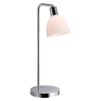 NORDLUX stolní lampa Ray 1x40W E14 chrom opál 63201033