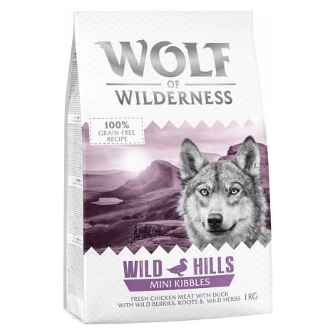 Wolf of Wilderness Mini „Wild Hills“ – kachna 5 x 1 kg