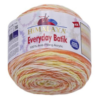 BELLATEX s.r.o. Příze Everyday Batik 140 g - 74203 oranžová, žlutá, bílá