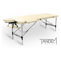 Skládací masážní stůl TANDEM Basic ALU-2 Barva: krémová
