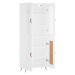 vidaXL Skříň highboard bílá 69,5 x 34 x 180 cm kompozitní dřevo