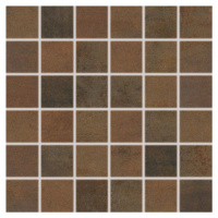 Mozaika Rako Rush tmavě hnědá 30x30 cm mat / lesk WDM05520.1