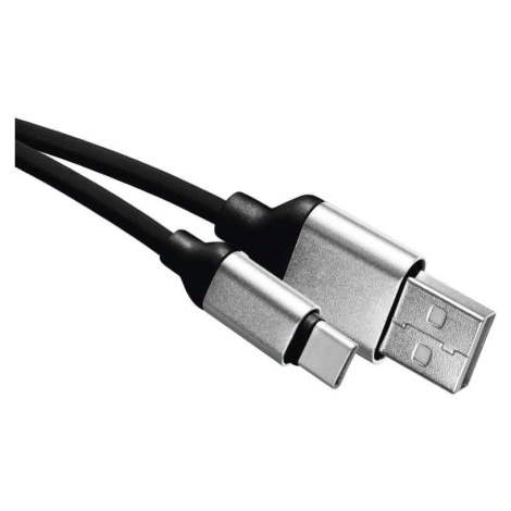 Nabíjecí a datový kabel USB-A 2.0 / USB-C 2.0, 1 m, černý EMOS