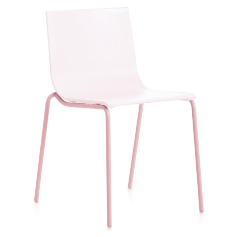 Výprodej Diabla designové židle Vent Chair (bílý sedák, růžová podnož)