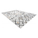 Dywany Łuszczów Kusový koberec Cooper Sisal Diamonds 22236 ecru/black – na ven i na doma - 80x15