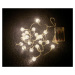 Nexos 33469 Vánoční dekorace - Sněhová hvězda - 20 LED teple bílá