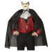 Kostým - Černý Plášť Vampír - Drakula - Upír - Halloween - 130 cm