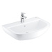 Sada Grohe Bau Ceramic Bundle 60,9x44,2 cm alpine-white s baterií Start Flow otvor pro baterii u