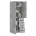 vidaXL Skříň highboard betonově šedá 69,5x34x180 cm kompozitní dřevo