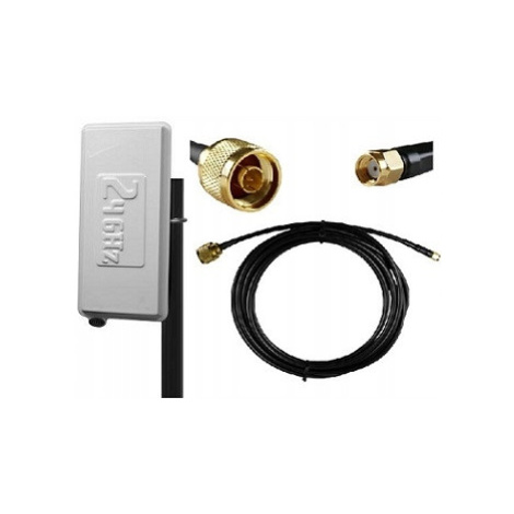 WiFi anténa Pallas 19dBi Hv 2,4GHz 5m Rp-sma kabel