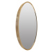 Zlaté oválné zrcadlo EBELE