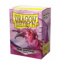 Obaly na karty Dragon Shield Protector - Matte Pink Diamond - 100ks