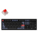 Keychron K10 Pro White Backlight Red Switch, Black - US