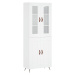 vidaXL Skříň highboard bílá 69,5 x 34 x 180 cm kompozitní dřevo