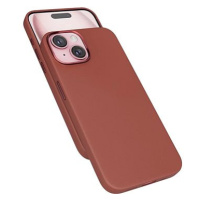 Epico Mag+ kožený kryt iPhone 15 Plus - hnědý