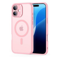 ESR Classic Hybrid Case (HaloLock), Compatible with iPhone 16,Frosted Pink