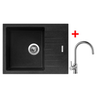 Sinks PERFECTO 650 Granblack + Vitalia PERFECTO 650 Granblack + Vitalia