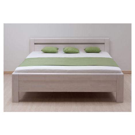 Postel BMB Adriana Klasik - Průběžný Buk Rozměr: 200x200 cm, Moření: 78 - Bordó