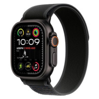 Apple Watch Ultra 2 49mm Černý titan s černým trailovým tahem - M/L