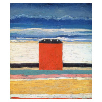 Obrazová reprodukce Red House, Malevich, Kazimir Severinovich, 34 × 40 cm