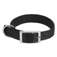 Obojek pes soft nylon černý 25mm/65cm Zolux