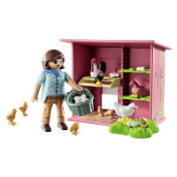 Playmobil 71308 kohout a slepice s kuřátky