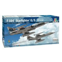 Model Kit letadlo 2514 - F-104 Starfighter G / S - Upgraded Edition RF version (1:32)